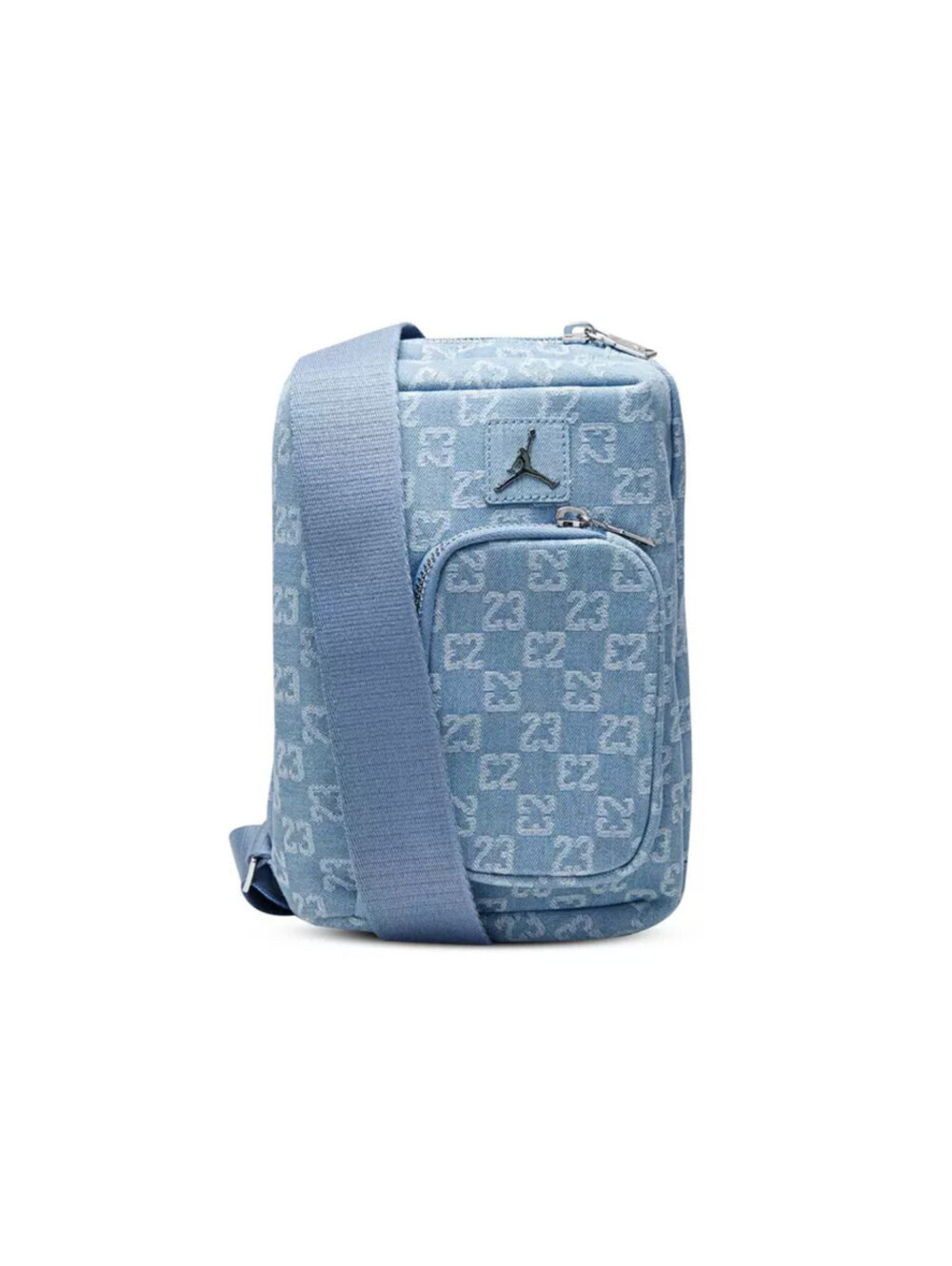Jordan Monogram Bag Blue Denim Crossbody Bag 23 Logo MA9062-571 Sling 3L new